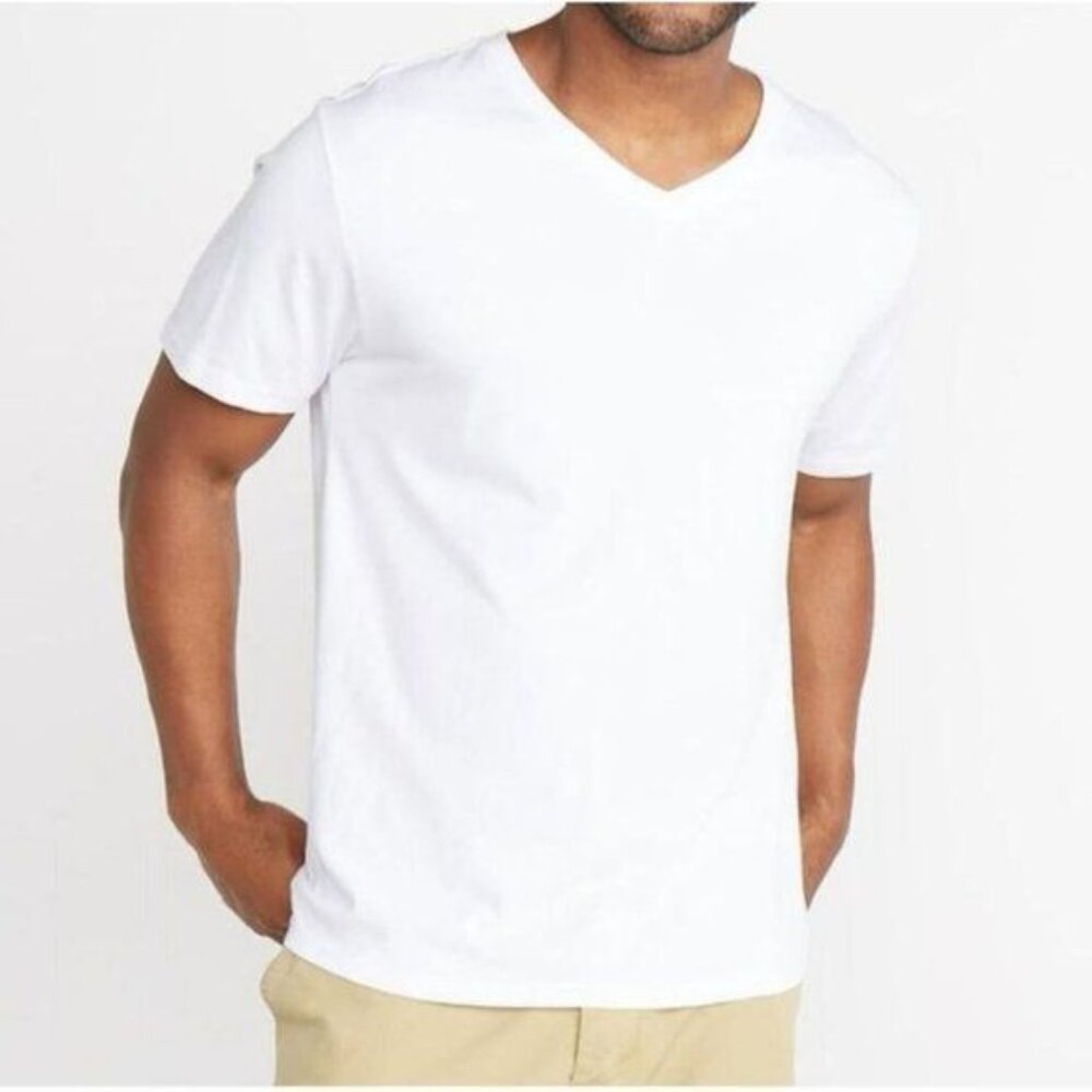 Marine Layer mens tee shirts sz XXL white Vneck Short Sleeve soft supima - Picture 2 of 12